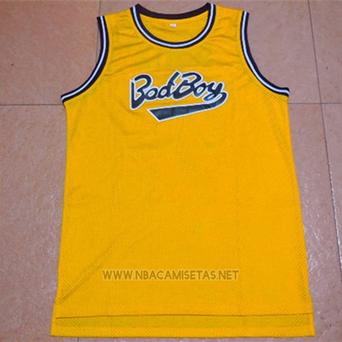 Camiseta Pelicula Badboy Biggie Smalls NO 72 Amarillo